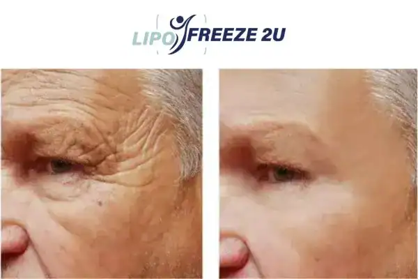 Mens before and after Morpheus 8 Farnham results.