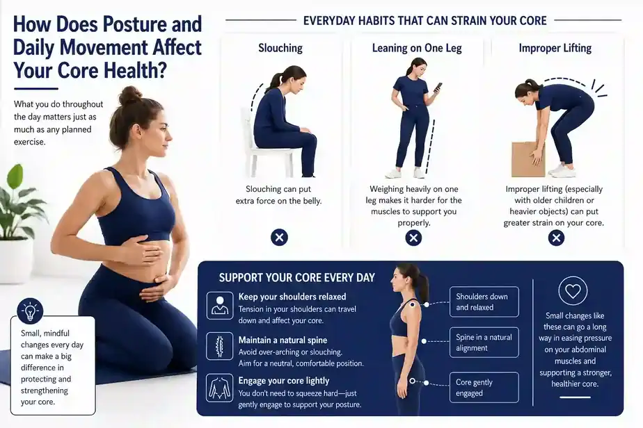 How Does Posture and Daily Movement Affect Your Core Health Farnham?
