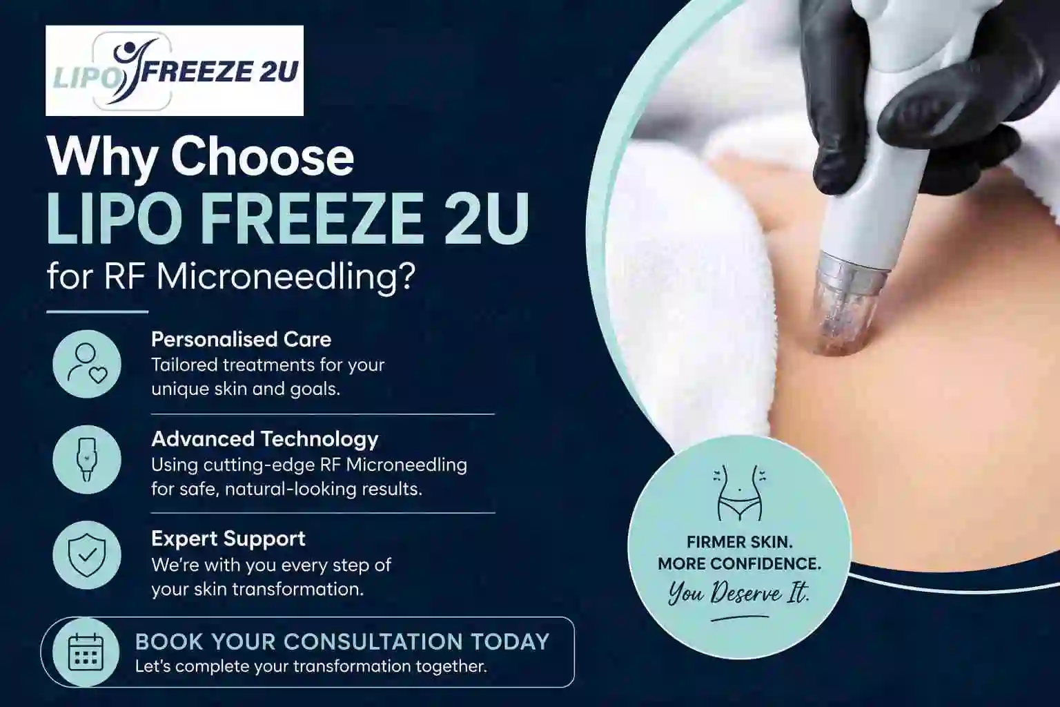 Why Choose LIPO FREEZE 2U for RF Microneedling Farnham?