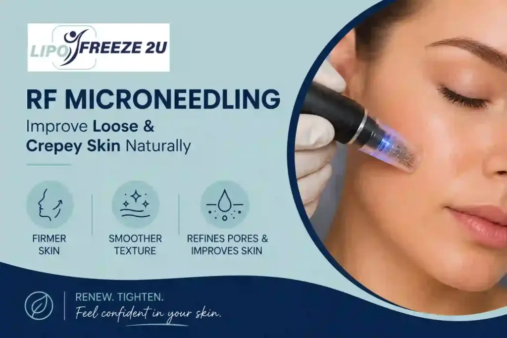 Can RF Microneedling Help Improve Loose and Crepey Skin Farnham?